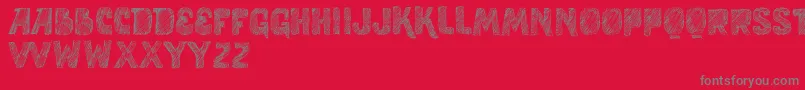 VtksStudy Font – Gray Fonts on Red Background