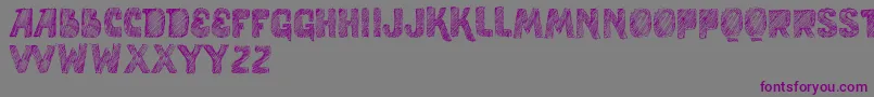 VtksStudy Font – Purple Fonts on Gray Background