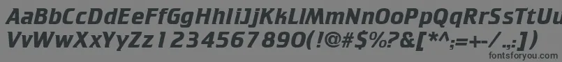 CricketBold Font – Black Fonts on Gray Background