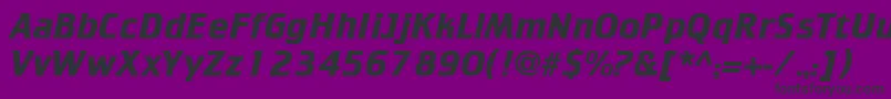 CricketBold Font – Black Fonts on Purple Background