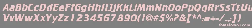 CricketBold Font – Pink Fonts on Gray Background