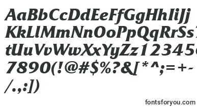 FrizquadrataattBolditalic font – big Fonts