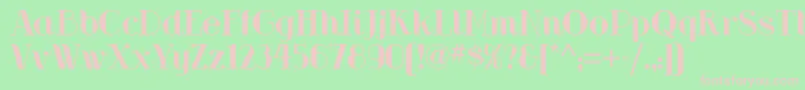 Шрифт Riot Squad Nf – розовые шрифты на зелёном фоне