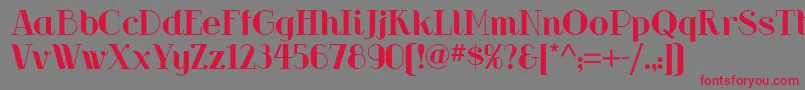 Riot Squad Nf Font – Red Fonts on Gray Background