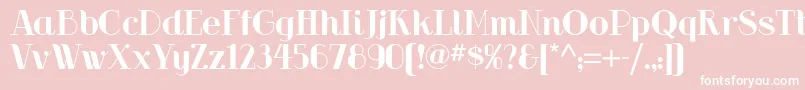 Riot Squad Nf Font – White Fonts on Pink Background