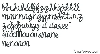 Pwnoodlething font – creole Fonts