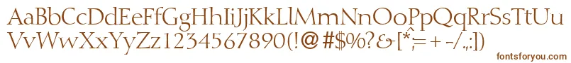 D730RomanRegular Font – Brown Fonts