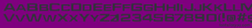 JefferiesExtended Font – Black Fonts on Purple Background