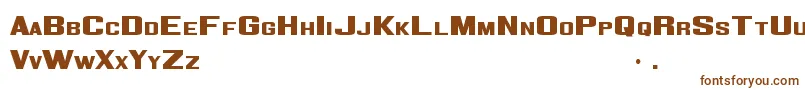 CorporateHq Font – Brown Fonts on White Background