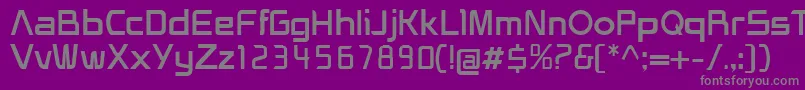Шрифт HeliosRegular – серые шрифты на фиолетовом фоне