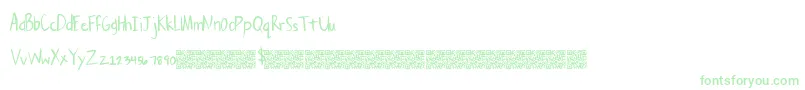 Fonte Cleaneasy – fontes verdes