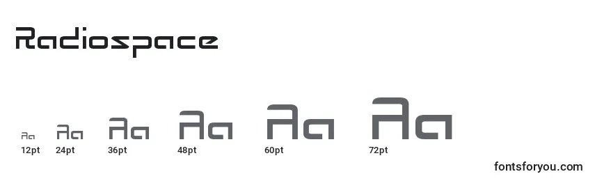 Radiospace Font Sizes
