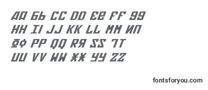 SovietExpandedItalic Font