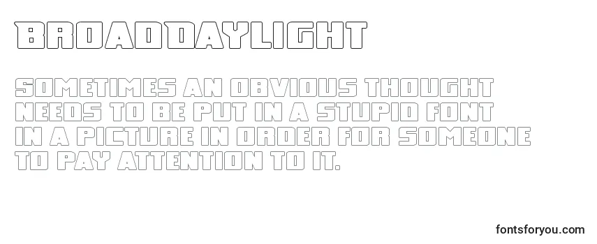 BroadDaylight Font