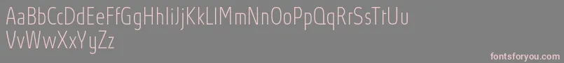 AbsolutProThincondensed Font – Pink Fonts on Gray Background