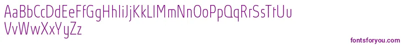 AbsolutProThincondensed Font – Purple Fonts on White Background