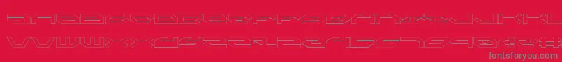 More about TaskforceOutline Font TaskforceOutline Font – Gray Fonts on Red Background