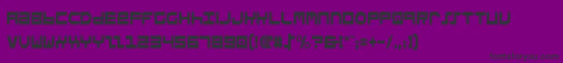 StuntmanCondensed Font – Black Fonts on Purple Background