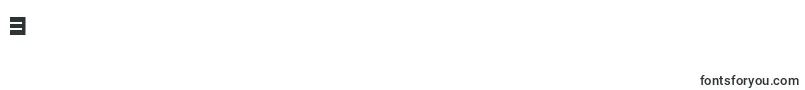フォントStuntmanCondensed – フォント数字3