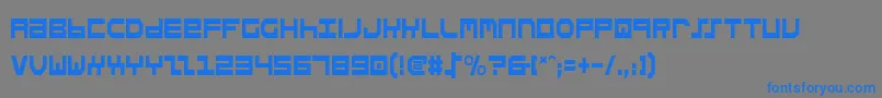 Подробнее о шрифте StuntmanCondensed Шрифт StuntmanCondensed – синие шрифты на сером фоне