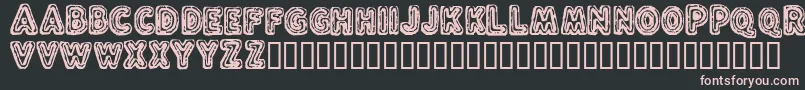 FluxCapacitor Font – Pink Fonts on Black Background