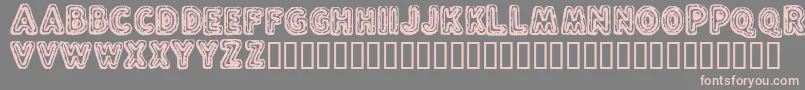 FluxCapacitor Font – Pink Fonts on Gray Background