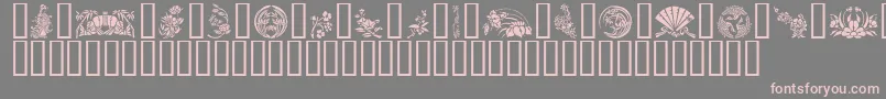 Saiba mais sobre a fonte GeJapaneseArt Fonte GeJapaneseArt – fontes rosa em um fundo cinza