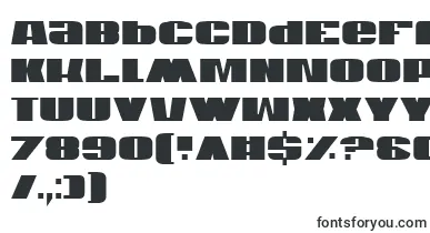  U.S.A.Condensed font