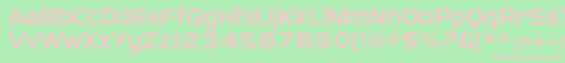 Sffourche Font – Pink Fonts on Green Background