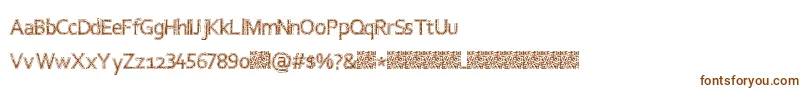 Collegethrash Font – Brown Fonts on White Background