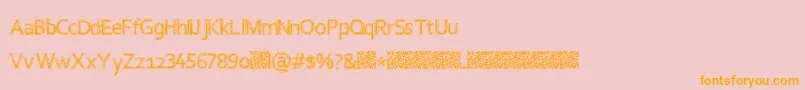 More about Collegethrash Font Collegethrash Font – Orange Fonts on Pink Background
