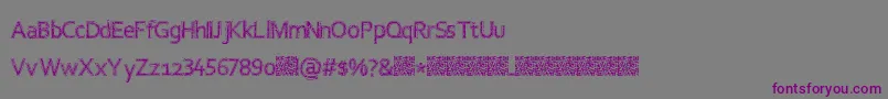 Collegethrash Font – Purple Fonts on Gray Background