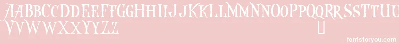 CaptainKiddDemo Font – White Fonts on Pink Background