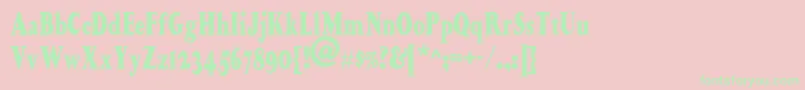 Happycampersnf Font – Green Fonts on Pink Background