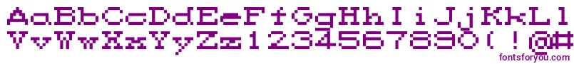 M35Cps2 Font – Purple Fonts on White Background