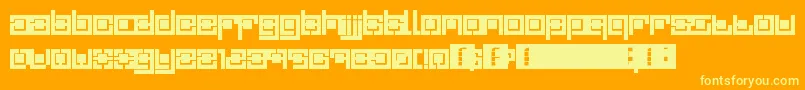 Más sobre la fuente Quadro fuente Quadro – Fuentes Amarillas Sobre Fondo Naranja