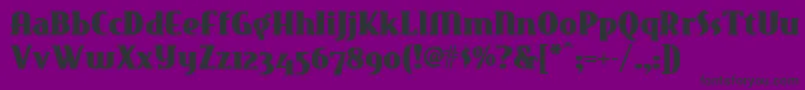 Eastmarketnf Font – Black Fonts on Purple Background