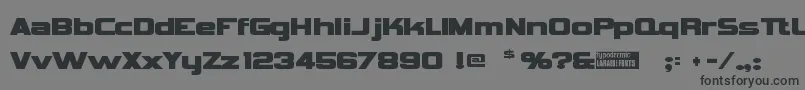 Vipnagor Font – Black Fonts on Gray Background