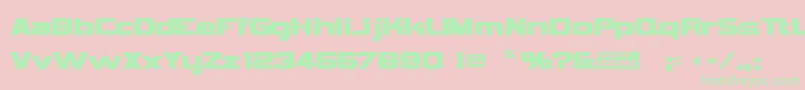 Vipnagor Font – Green Fonts on Pink Background