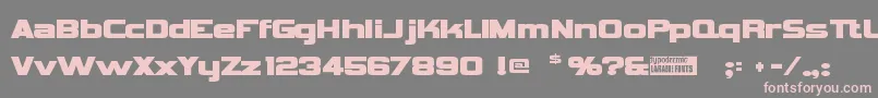 Vipnagor Font – Pink Fonts on Gray Background