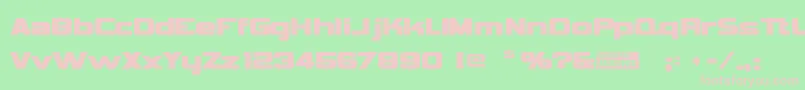 Vipnagor Font – Pink Fonts on Green Background