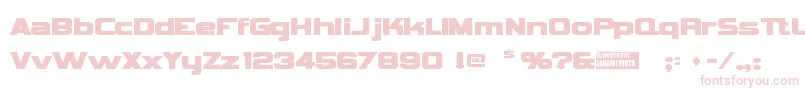 Vipnagor Font – Pink Fonts on White Background