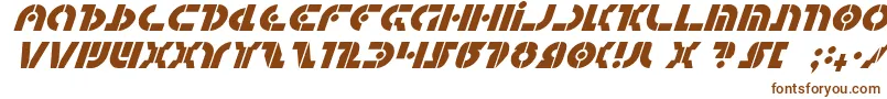 QuestlokItalic Font – Brown Fonts on White Background