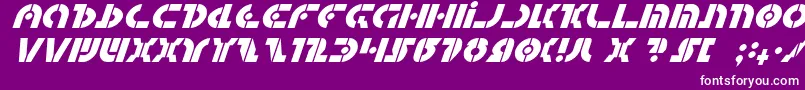 QuestlokItalic Font – White Fonts on Purple Background