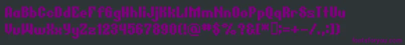 BmGermarA12 Font – Purple Fonts on Black Background