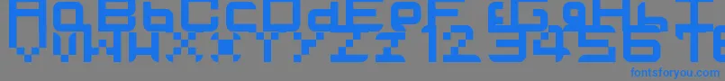 fuente Tvglobehd – Fuentes Azules Sobre Fondo Gris