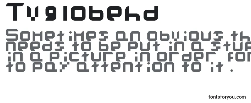 Review of the Tvglobehd Font
