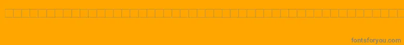 フォントDjerbaSimplifiedNormal – オレンジの背景に灰色の文字