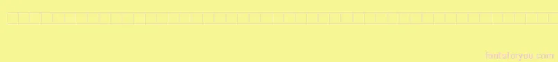 DjerbaSimplifiedNormal Font – Pink Fonts on Yellow Background