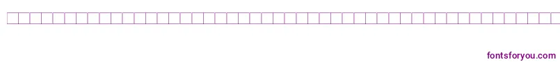 フォントDjerbaSimplifiedNormal – 白い背景に紫のフォント